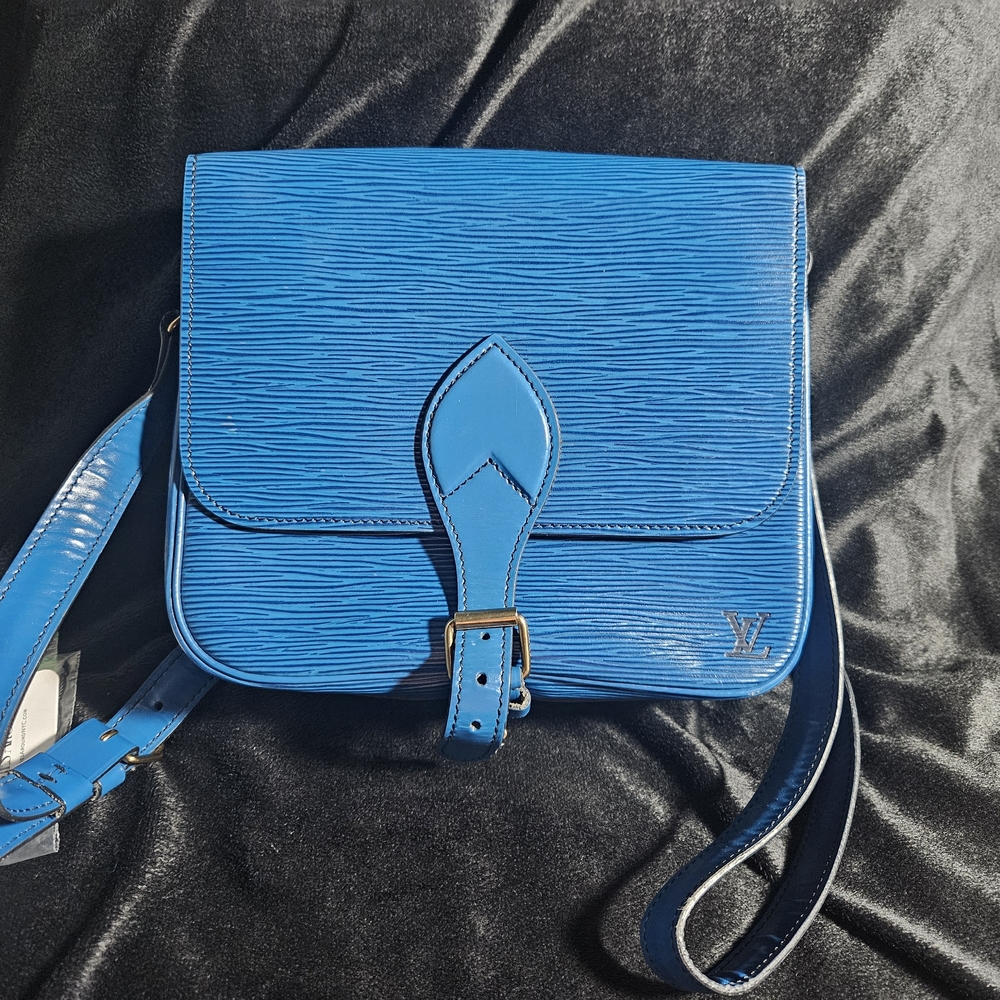 Louis Vuitton Blue Epi Leather Crossbody Bag